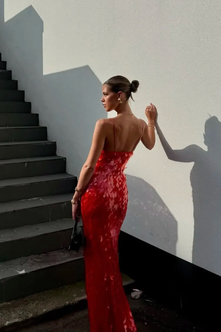 Kailani Payetli Maxi Elbise