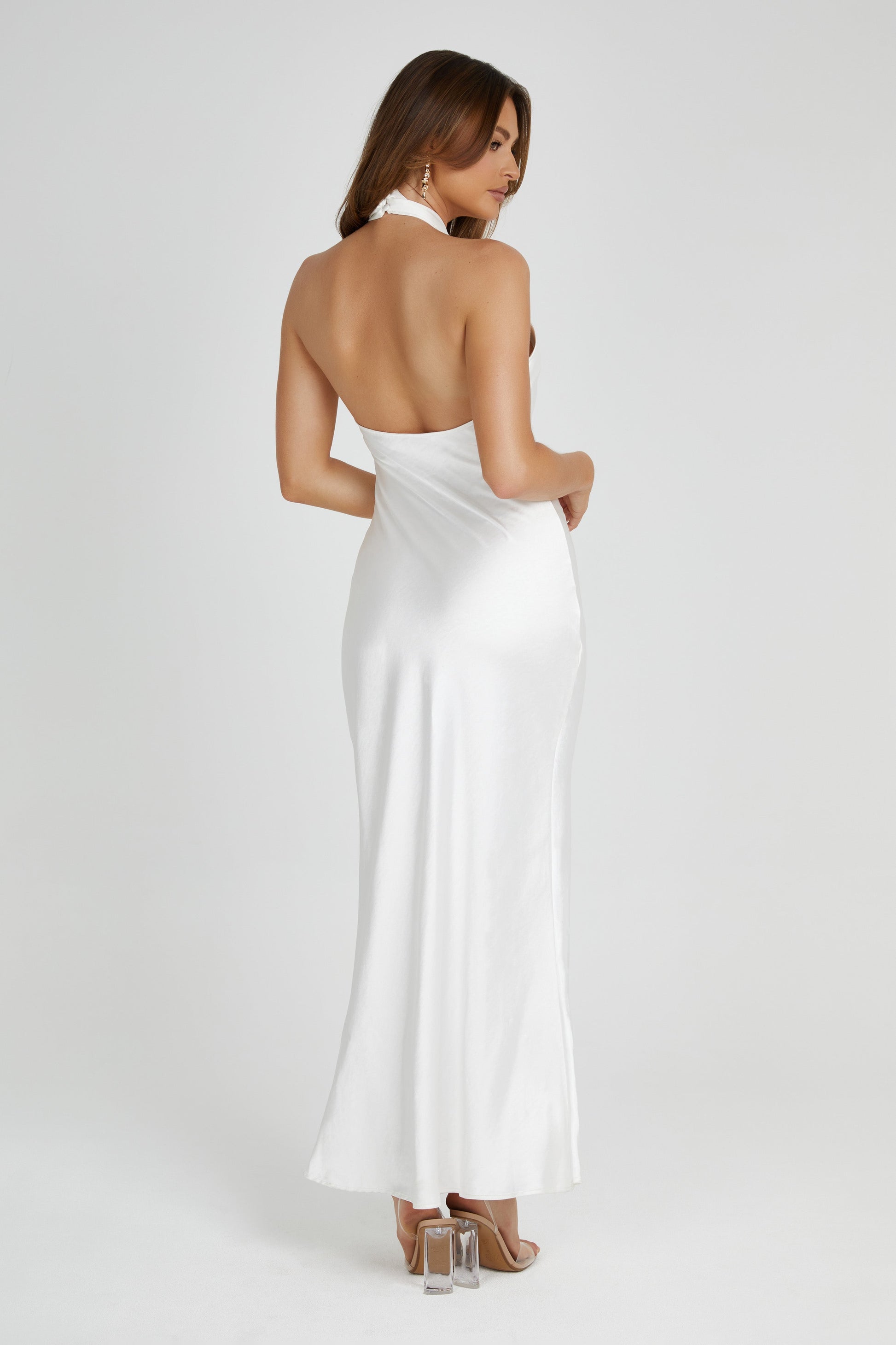 Tessa Saten Maxi Elbise