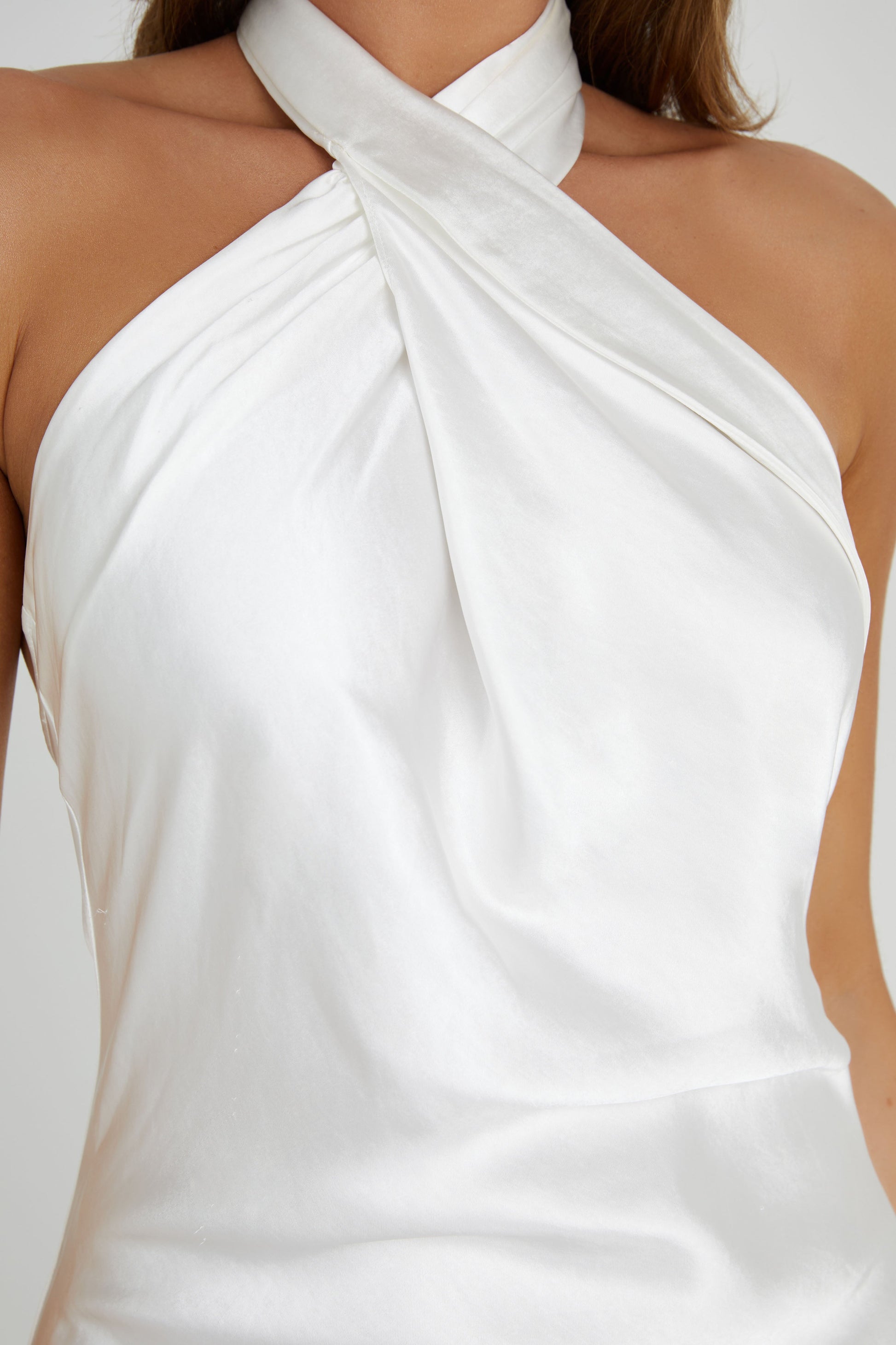 Tessa Saten Maxi Elbise