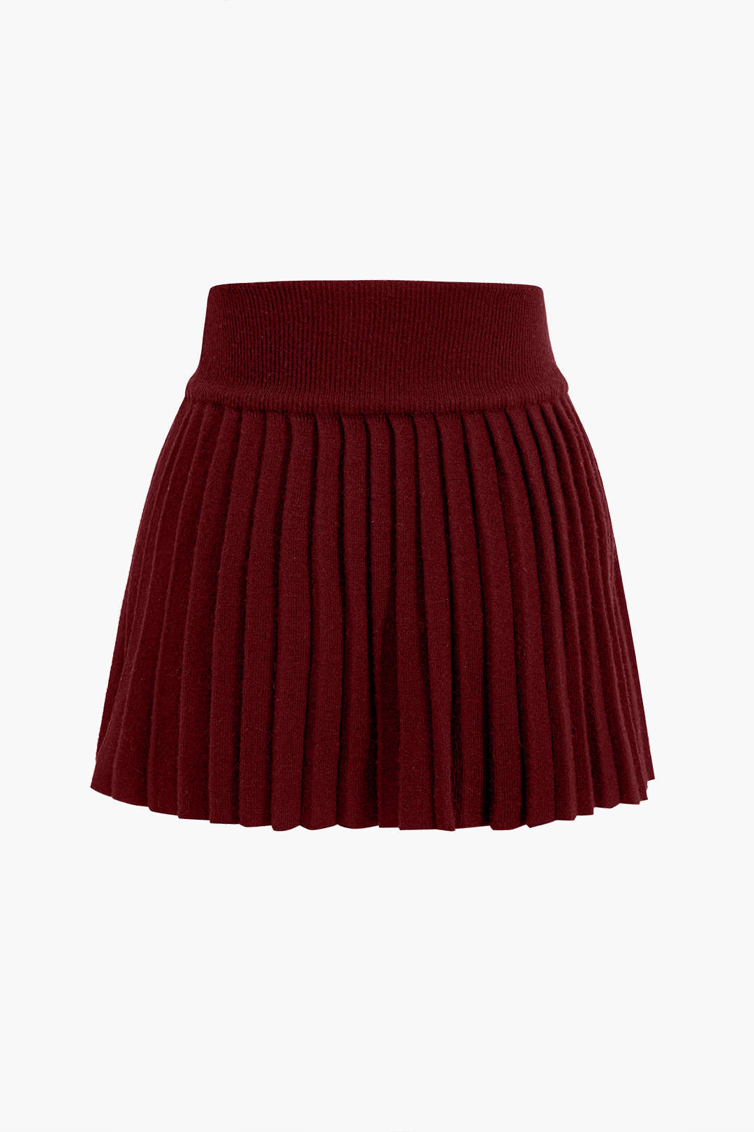Basic Triko Pileli Etek