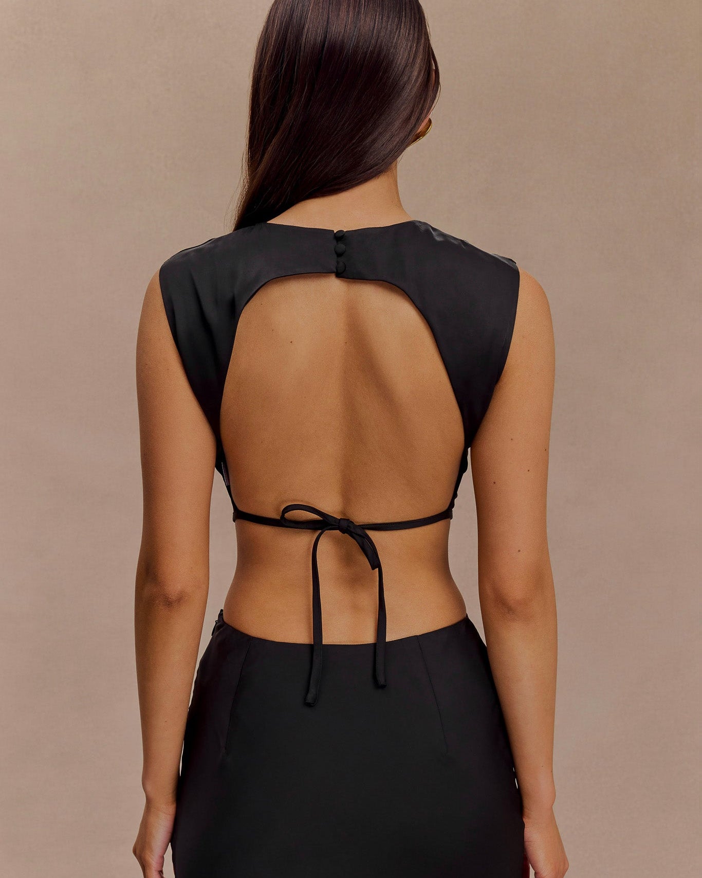 Viviana Sırt Dekolteli Crop