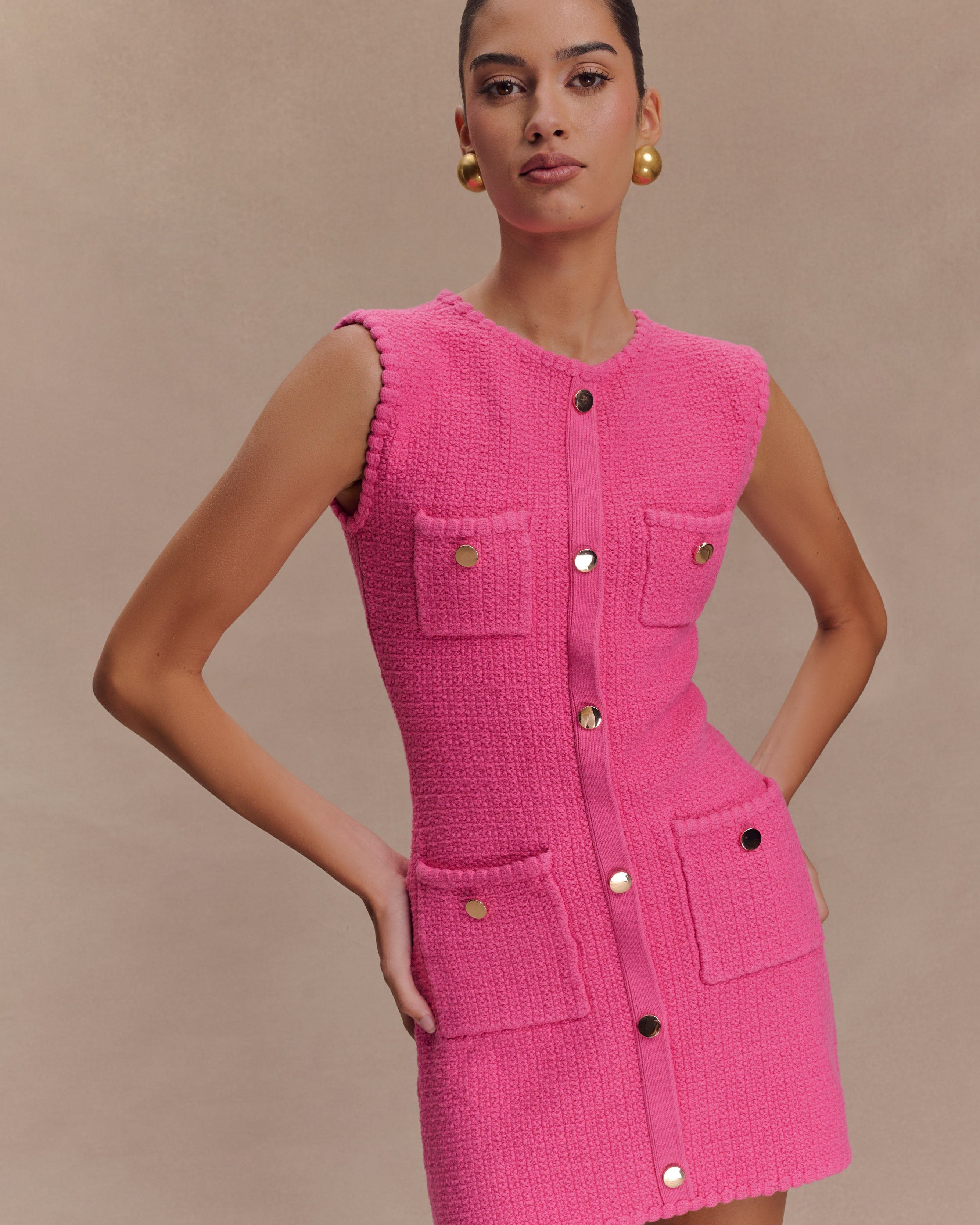 Mia Triko Mini Elbise