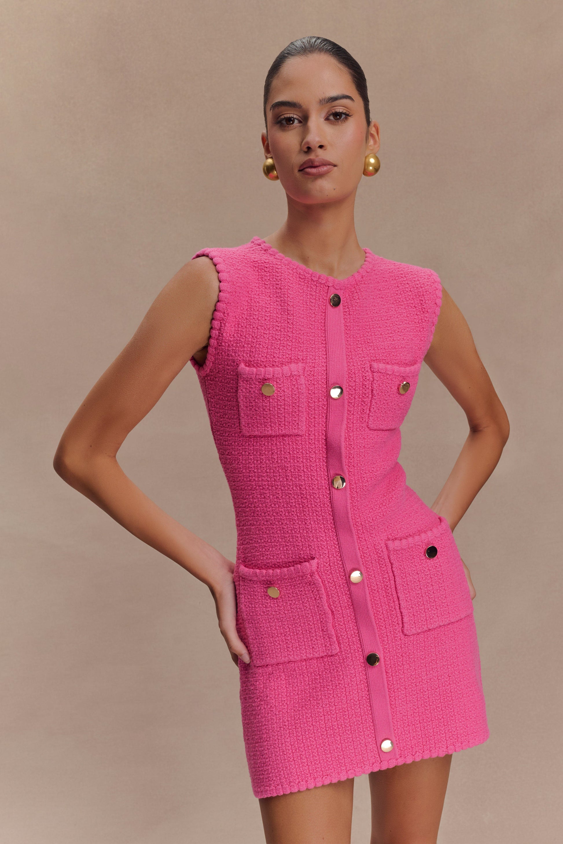Mia Triko Mini Elbise