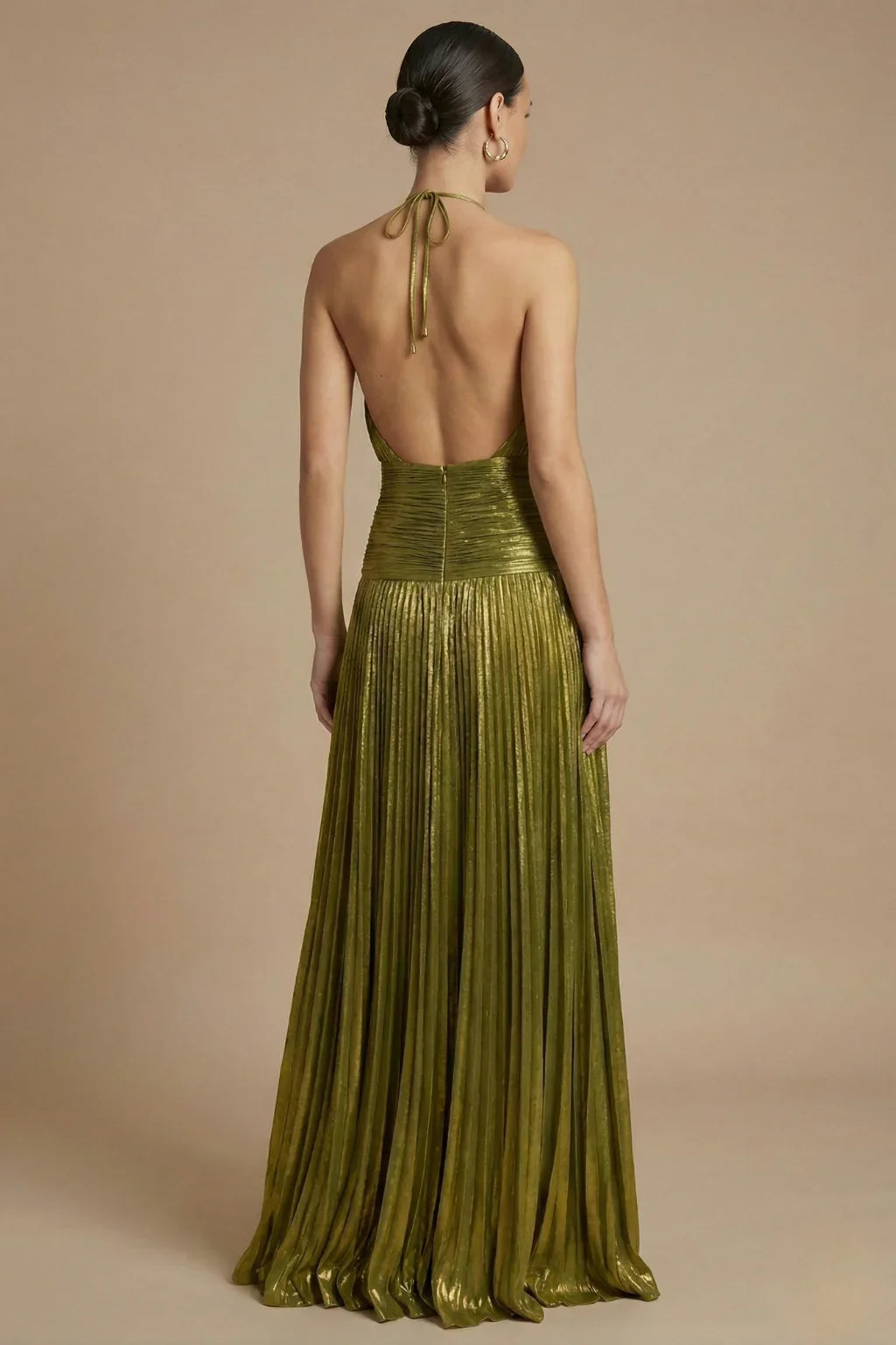 Valina Halter Yaka Maxi Elbise
