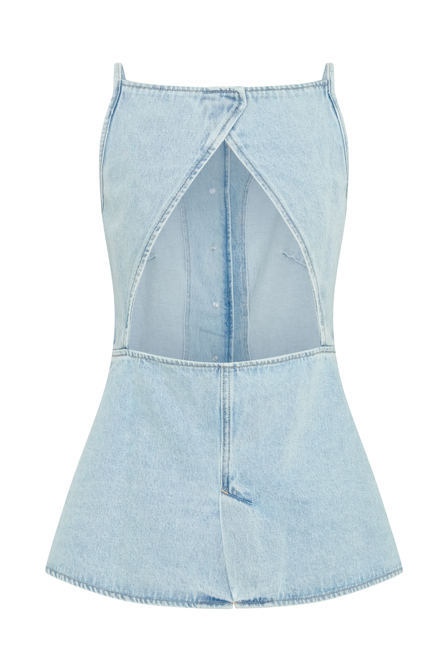 Avela Düğmeli Denim Üst
