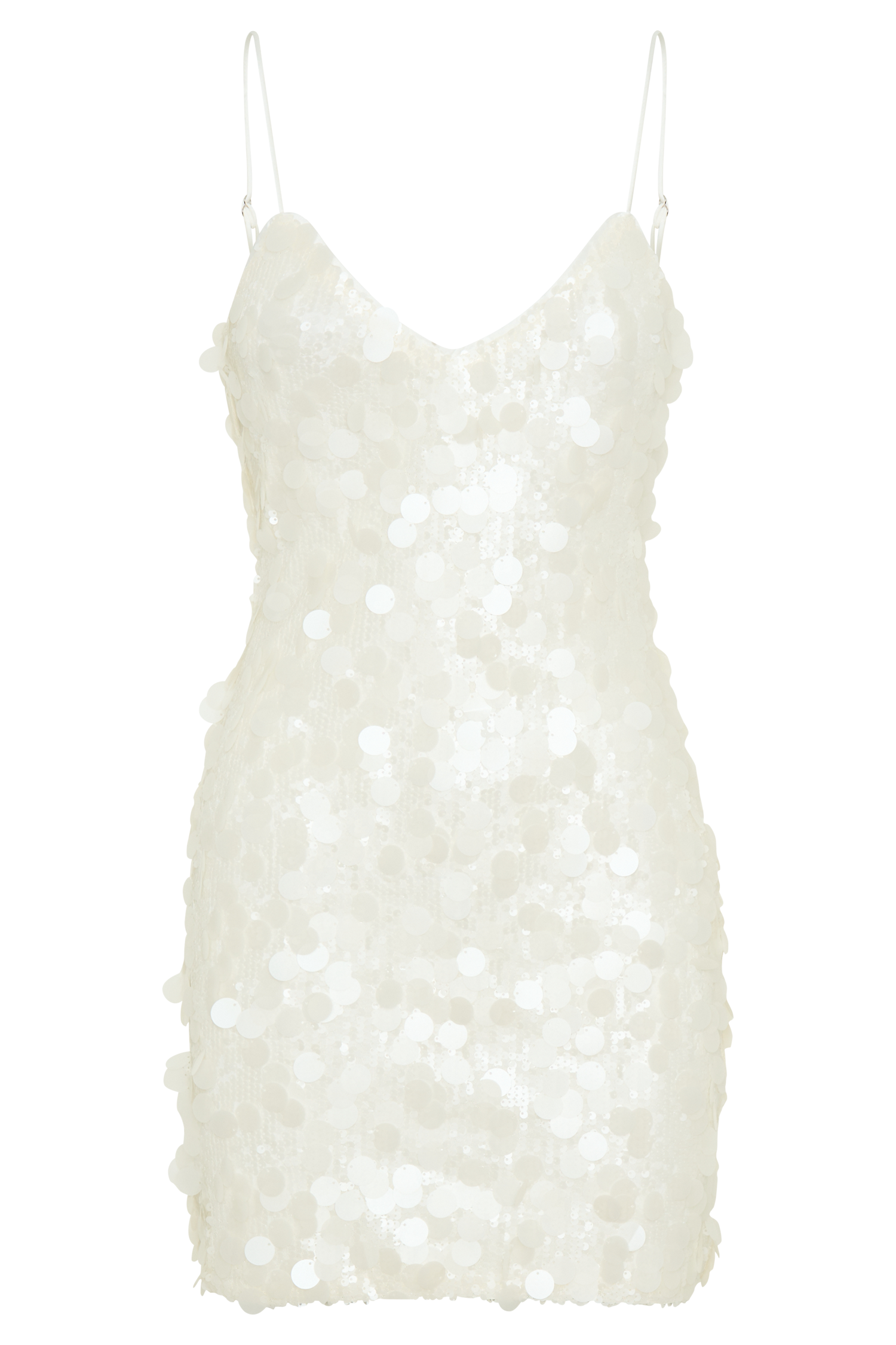 ROF Romilly Payet Mini Elbise - Fildişi