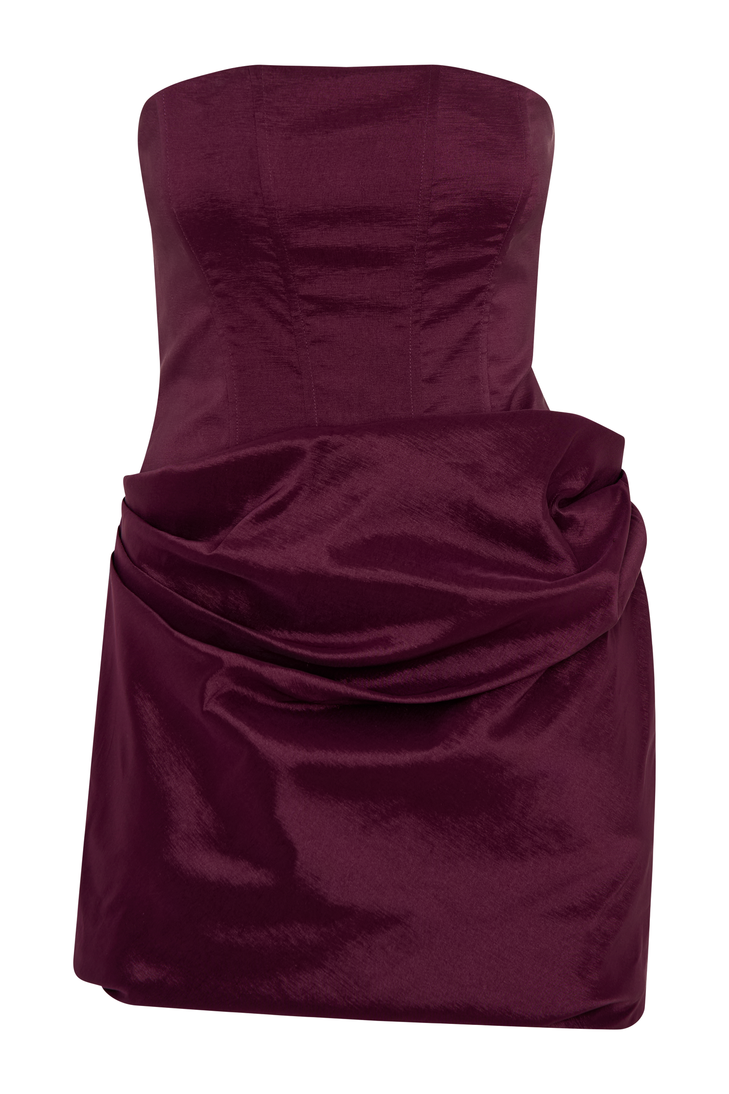 Lorisa Straplez Mini Elbise