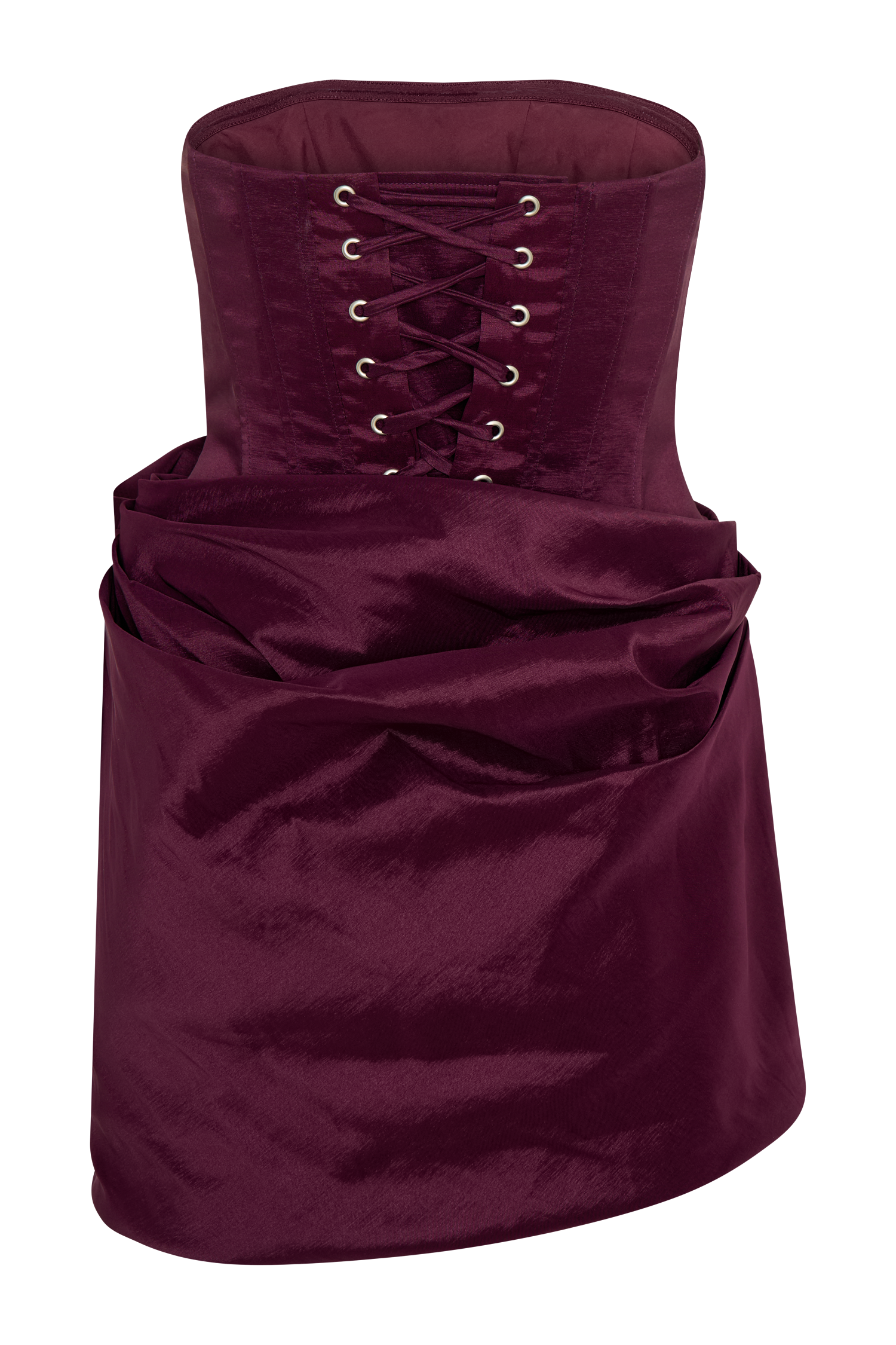 Lorisa Straplez Mini Elbise