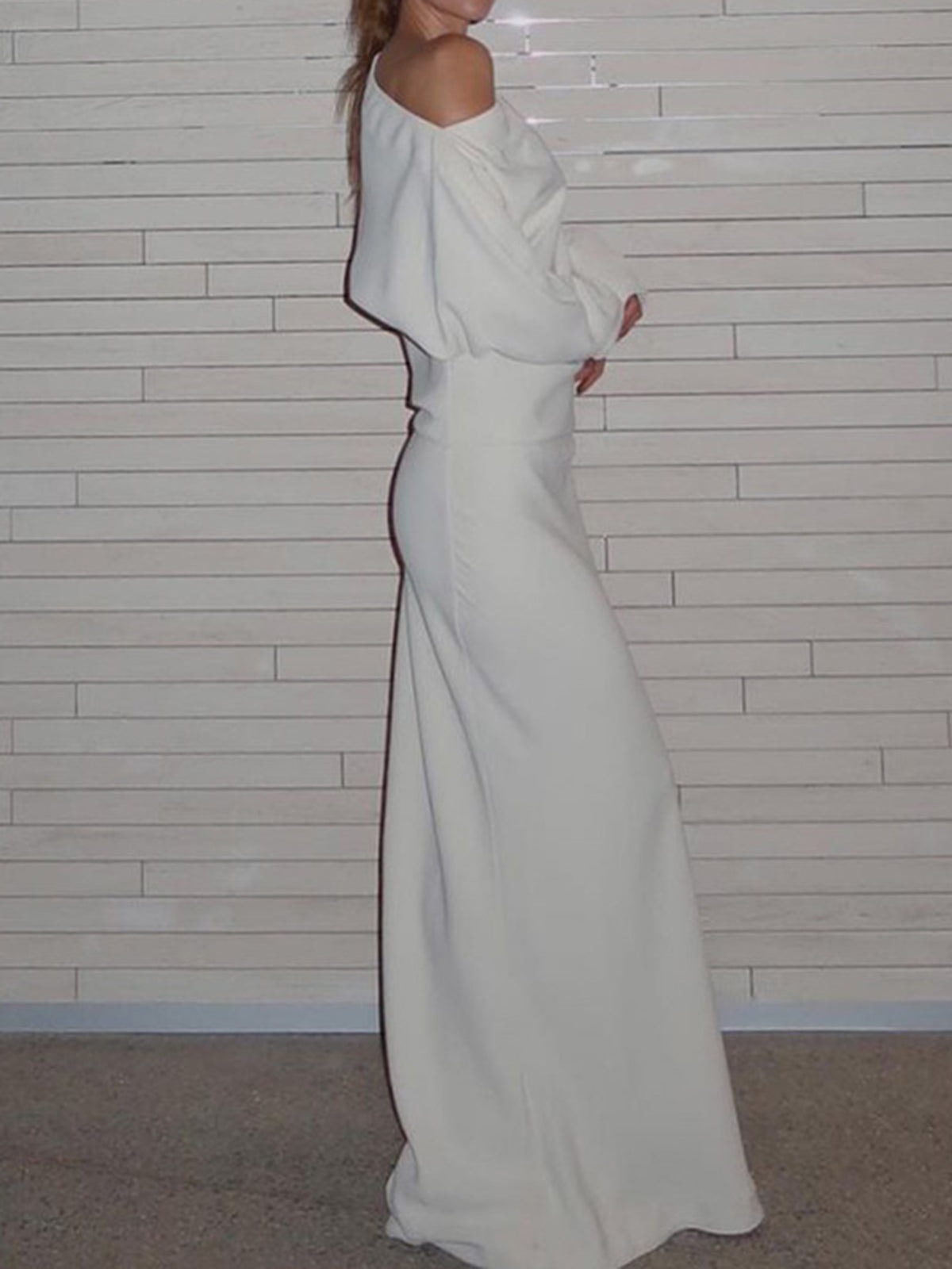Elora Asimetrik Maxi Elbise