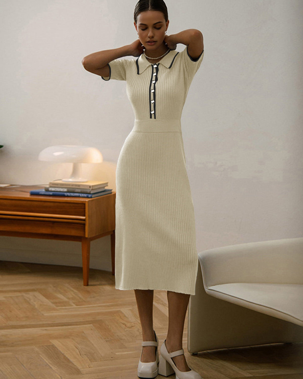 Novienne Midi Elbise