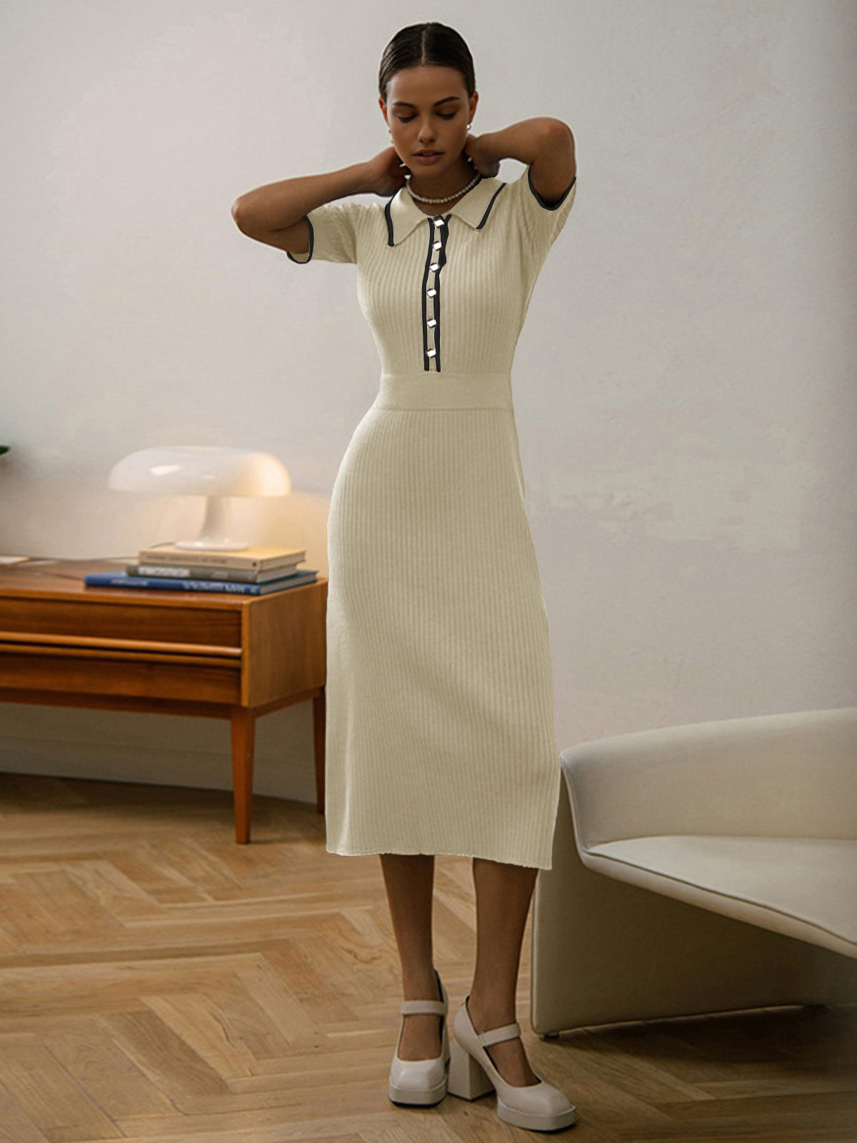 Novienne Midi Elbise