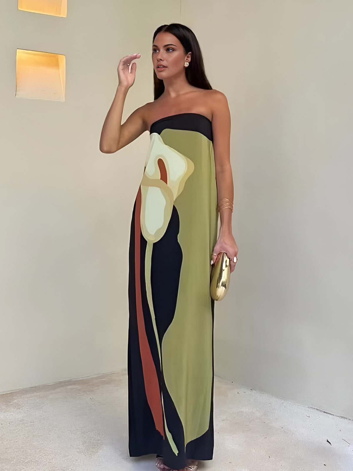 Celia Maxi Elbise
