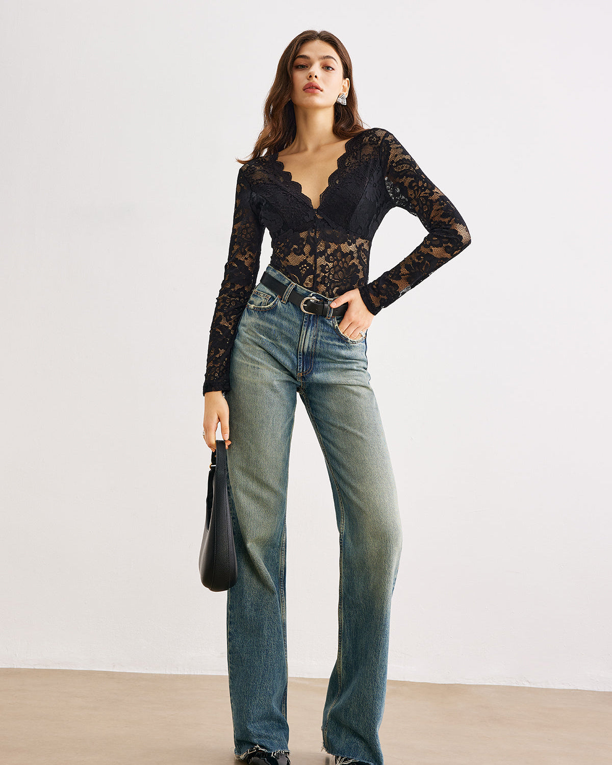 Siana Dantel Bodysuit