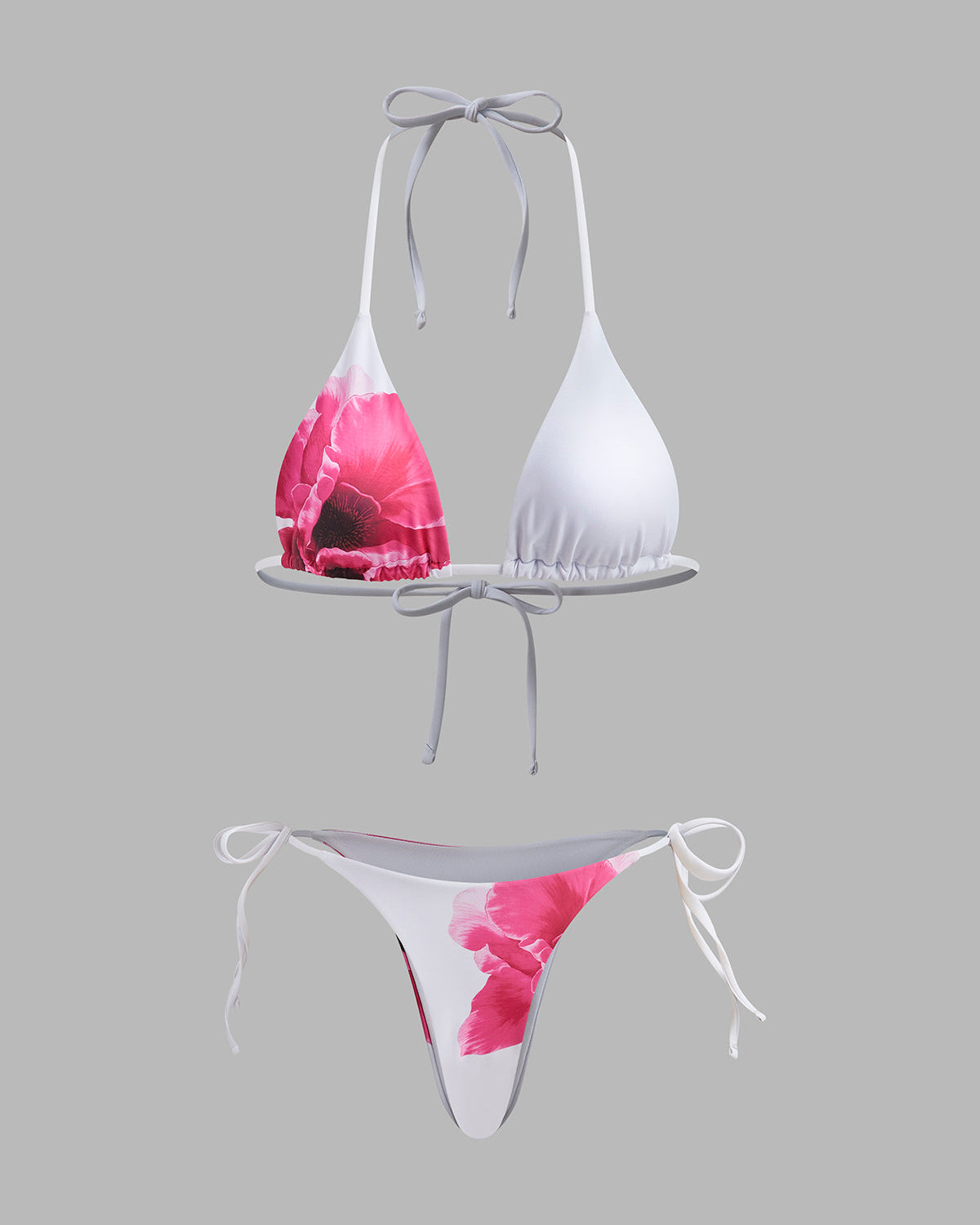 Çiçekli Etekli Bikini Takımı