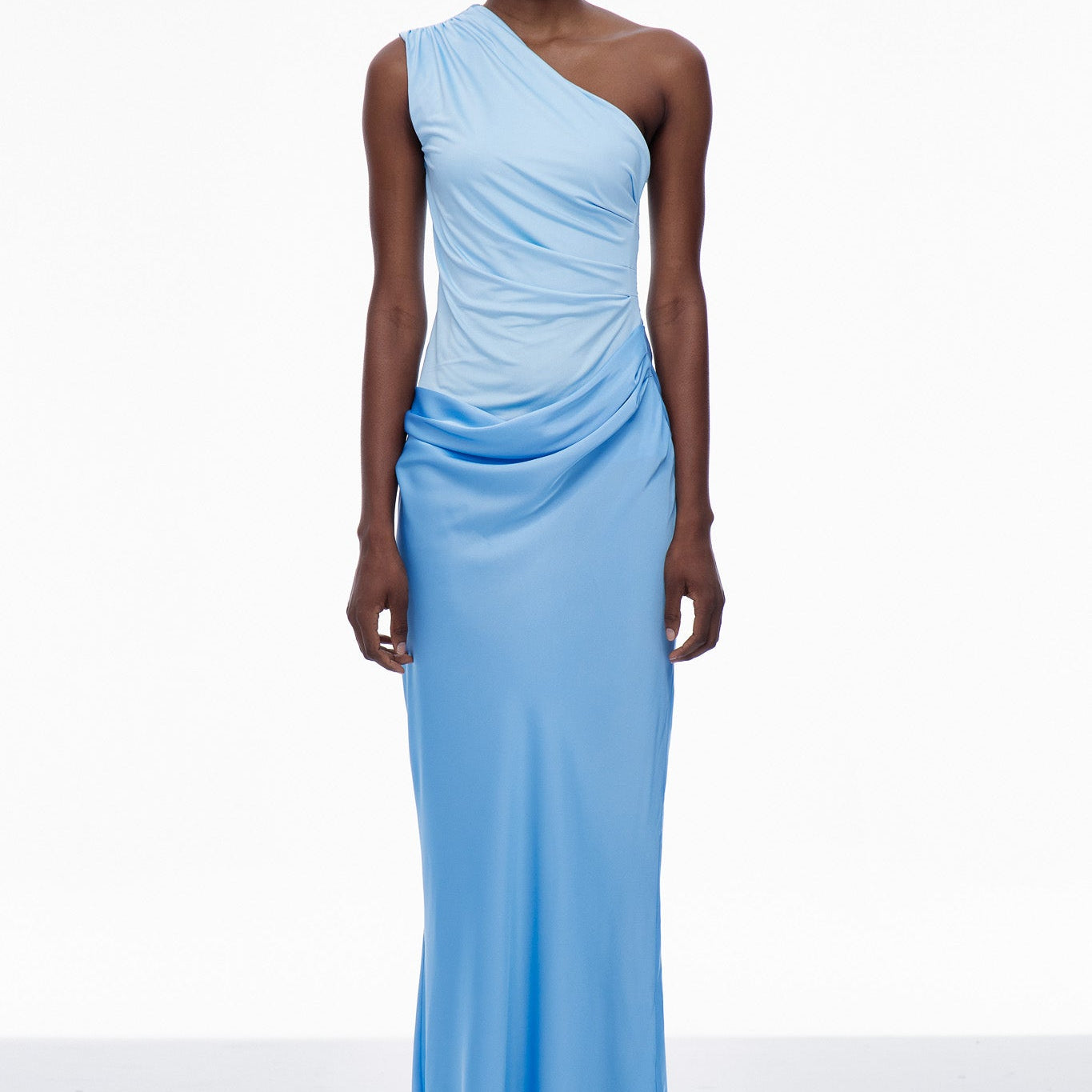 Maelle Saten Maxi Elbise