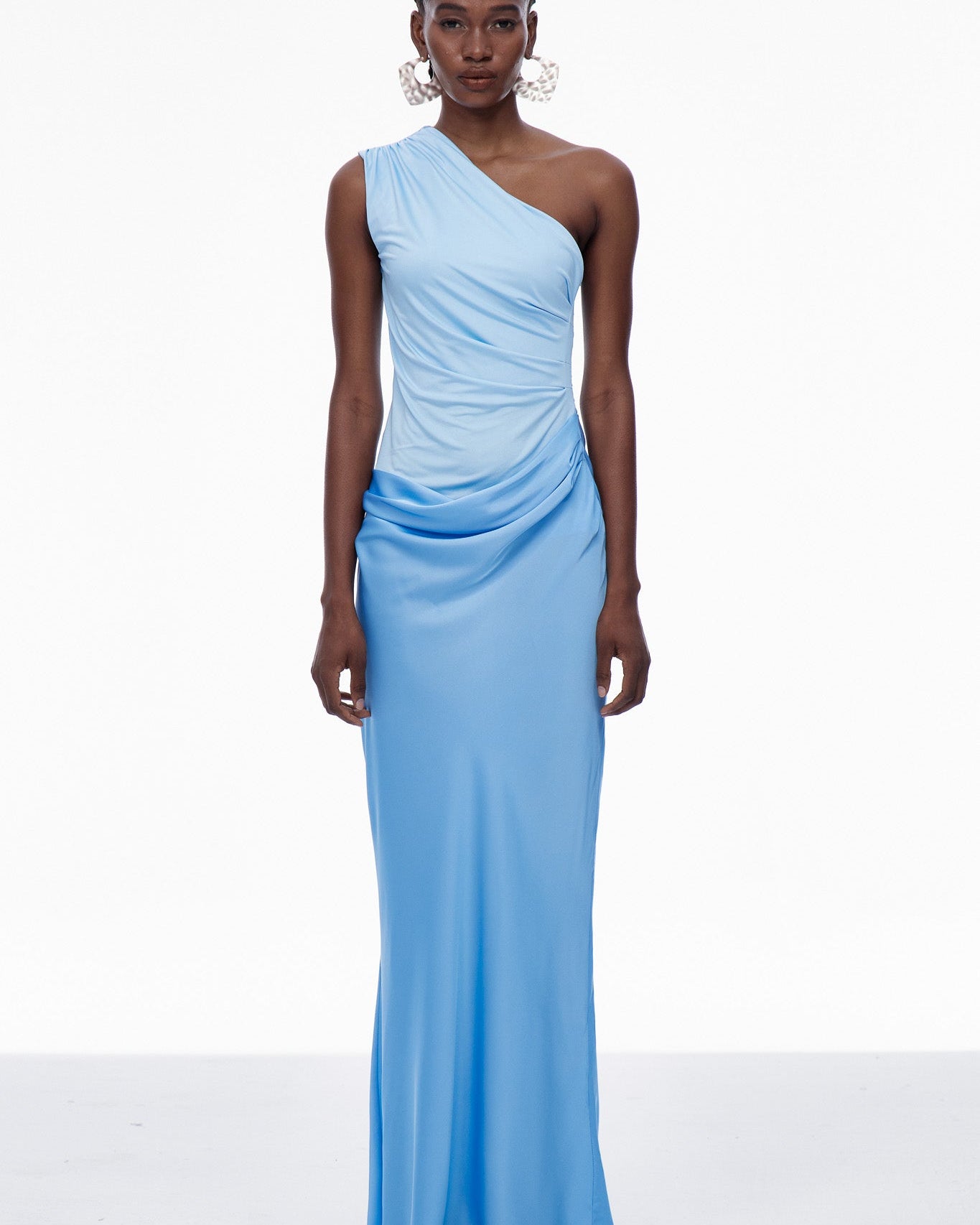 Maelle Saten Maxi Elbise