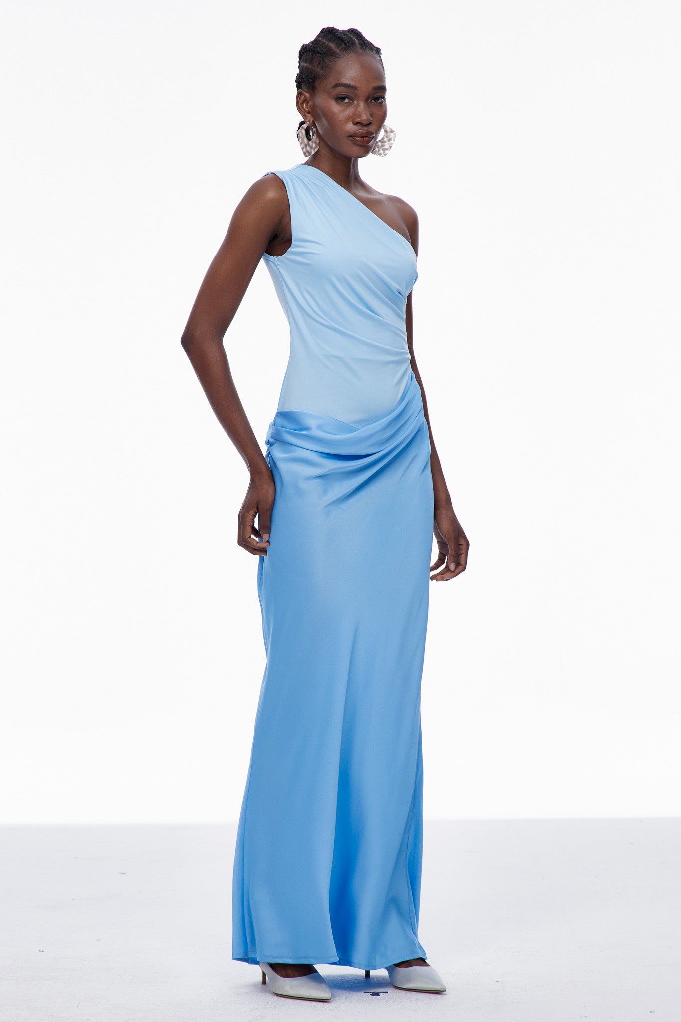Maelle Saten Maxi Elbise