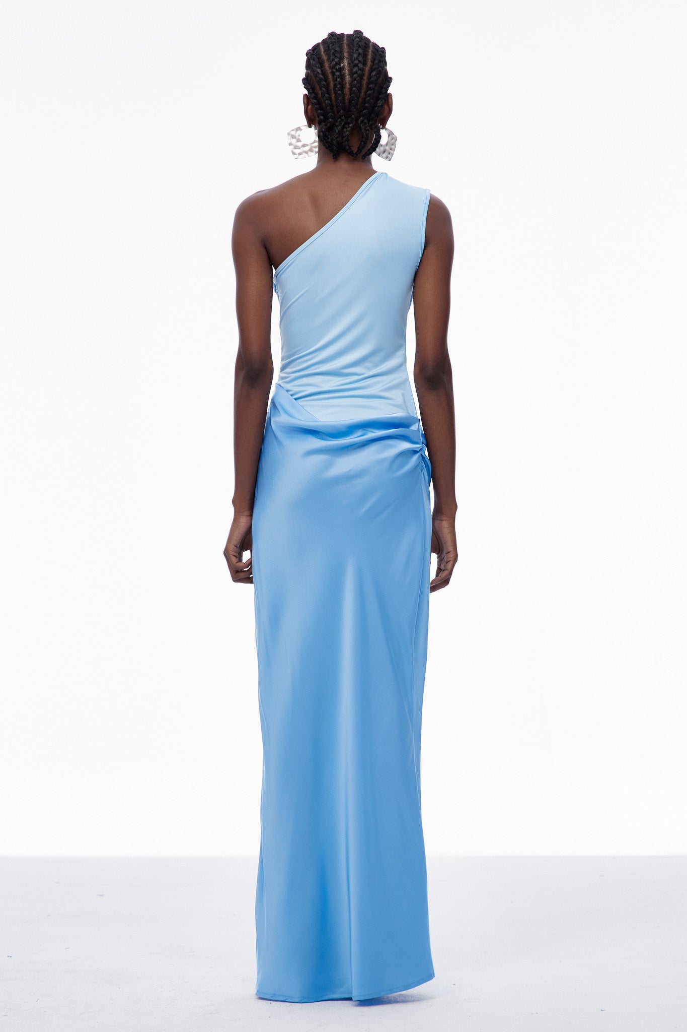 Maelle Saten Maxi Elbise