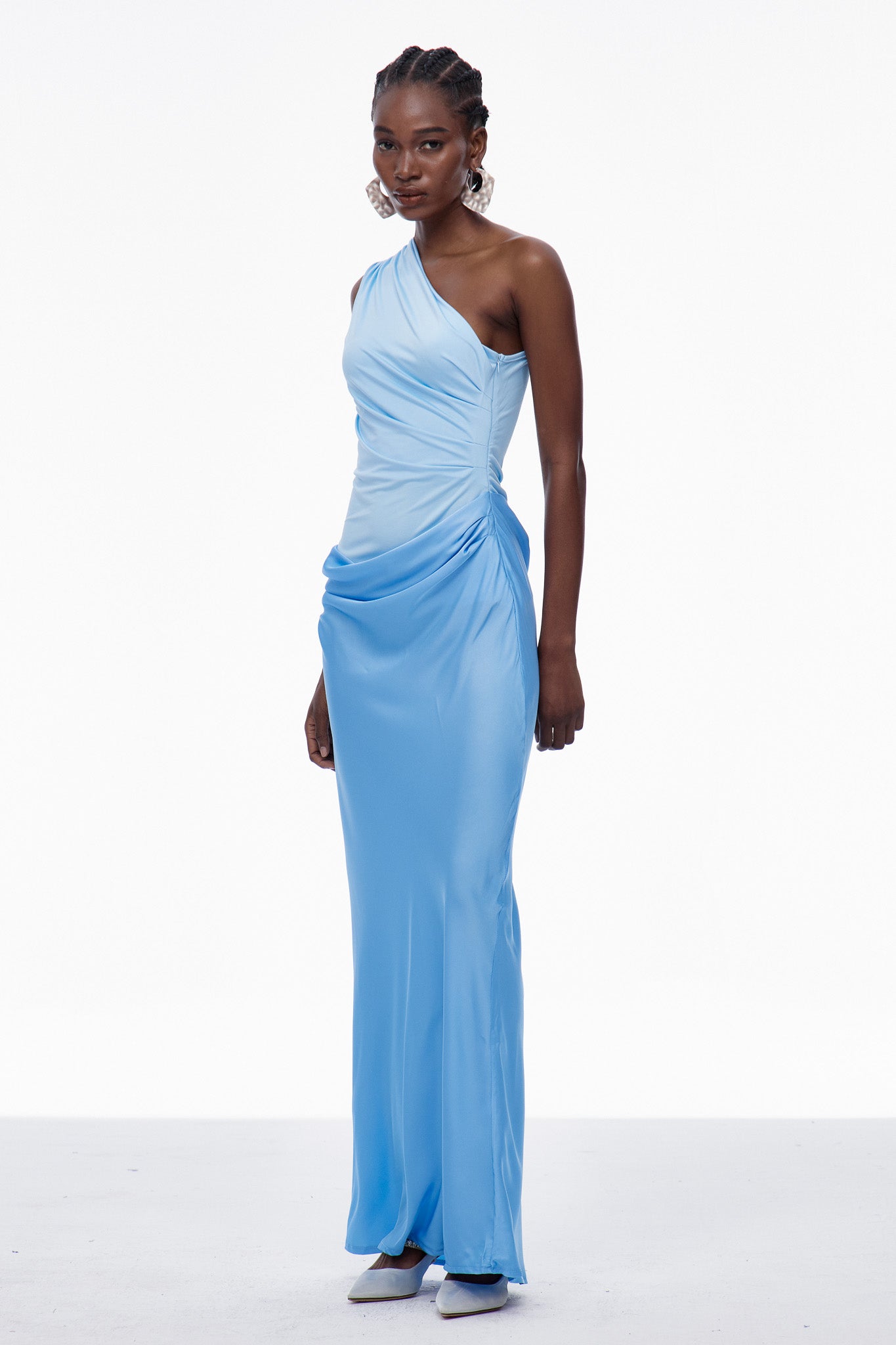 Maelle Saten Maxi Elbise