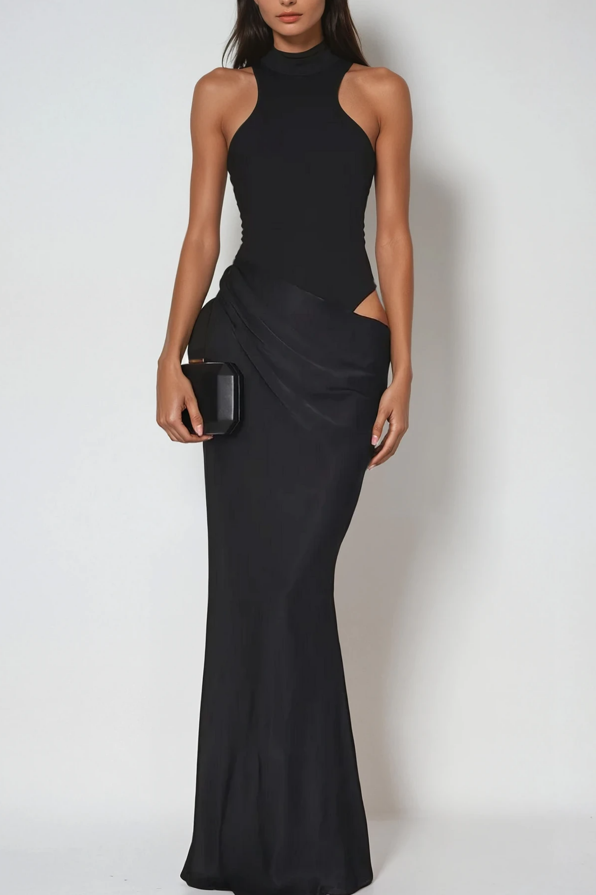 Soraya Saten Maxi Elbise