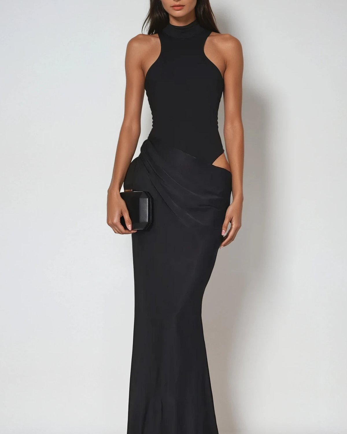 Soraya Saten Maxi Elbise