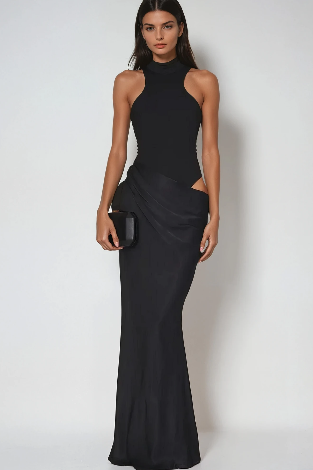 Soraya Saten Maxi Elbise
