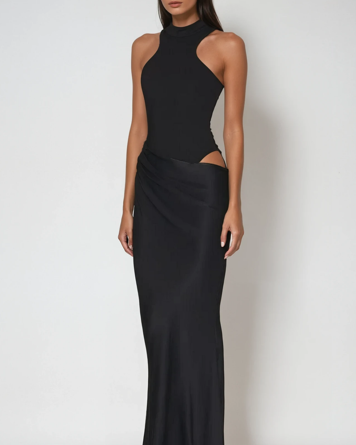 Soraya Saten Maxi Elbise
