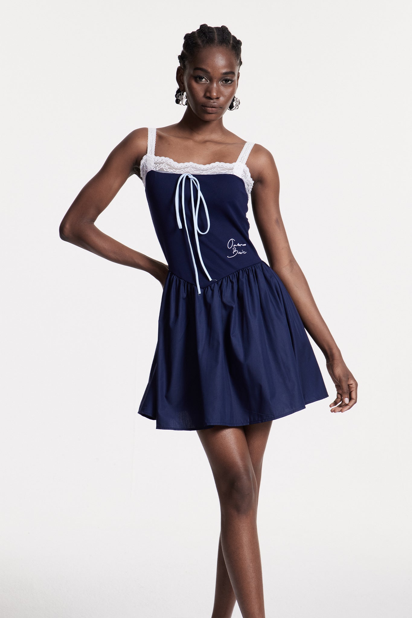 Elodie Dantel Mini Elbise