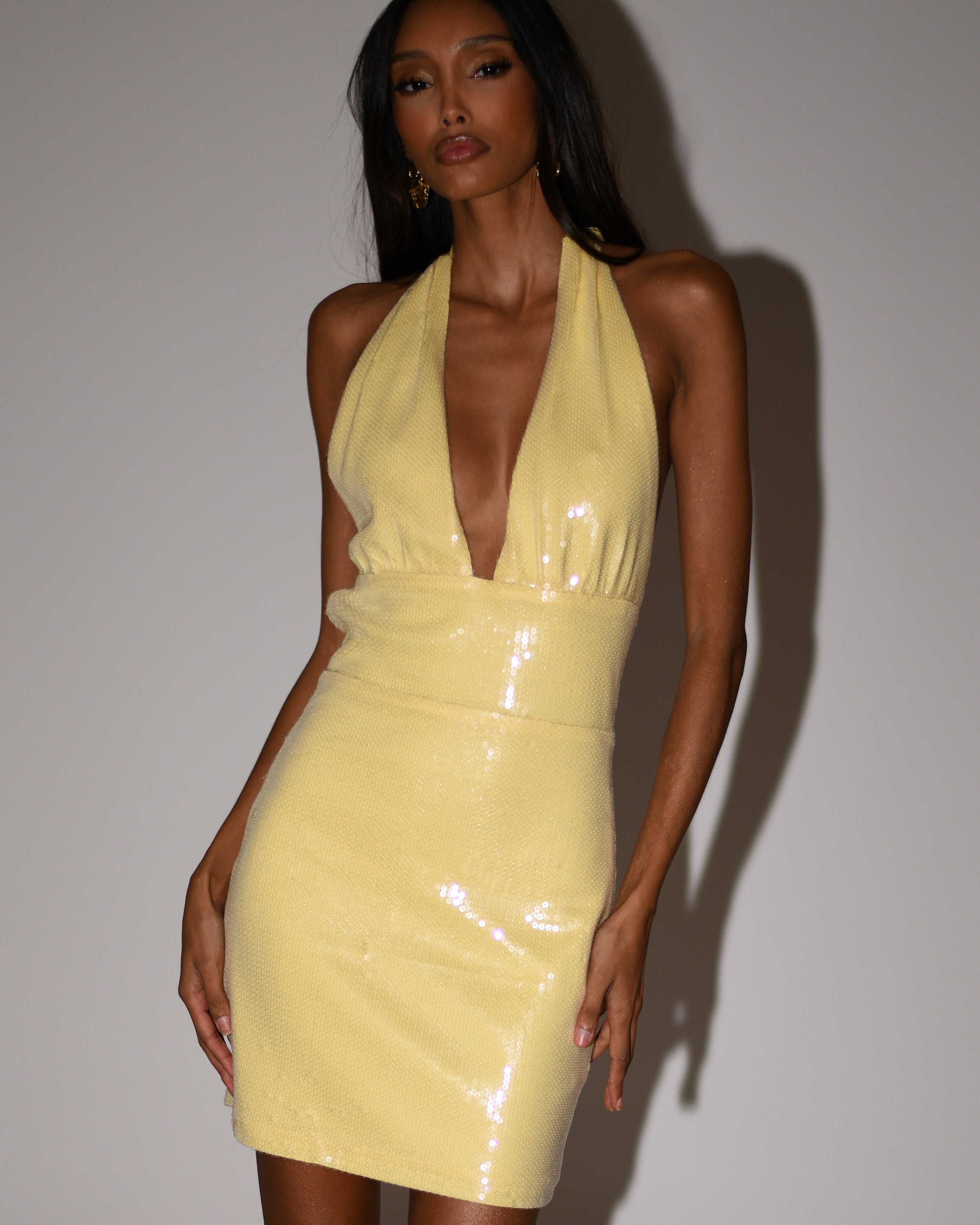 Loreva Pullu Mini Elbise