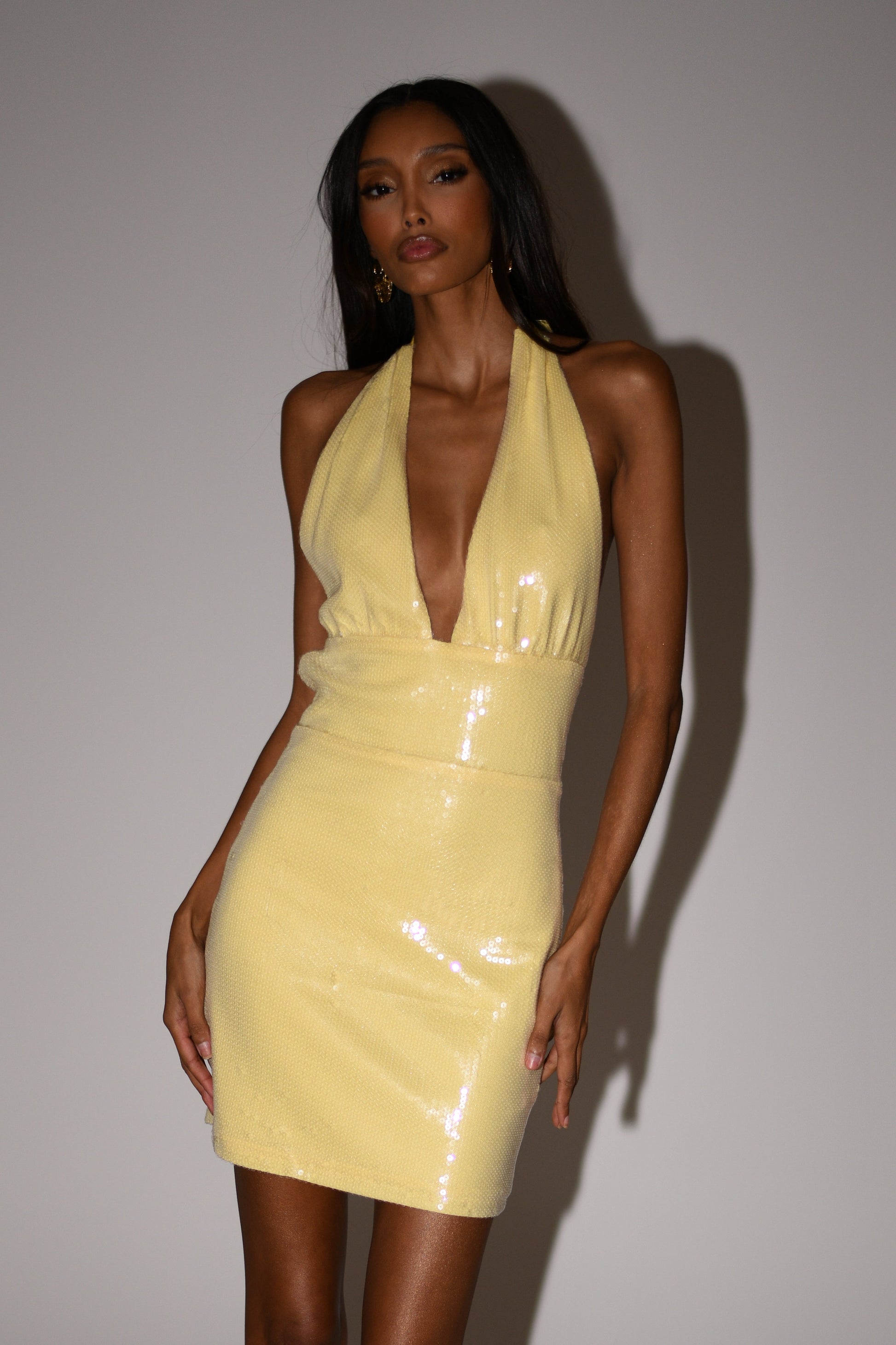 Loreva Pullu Mini Elbise
