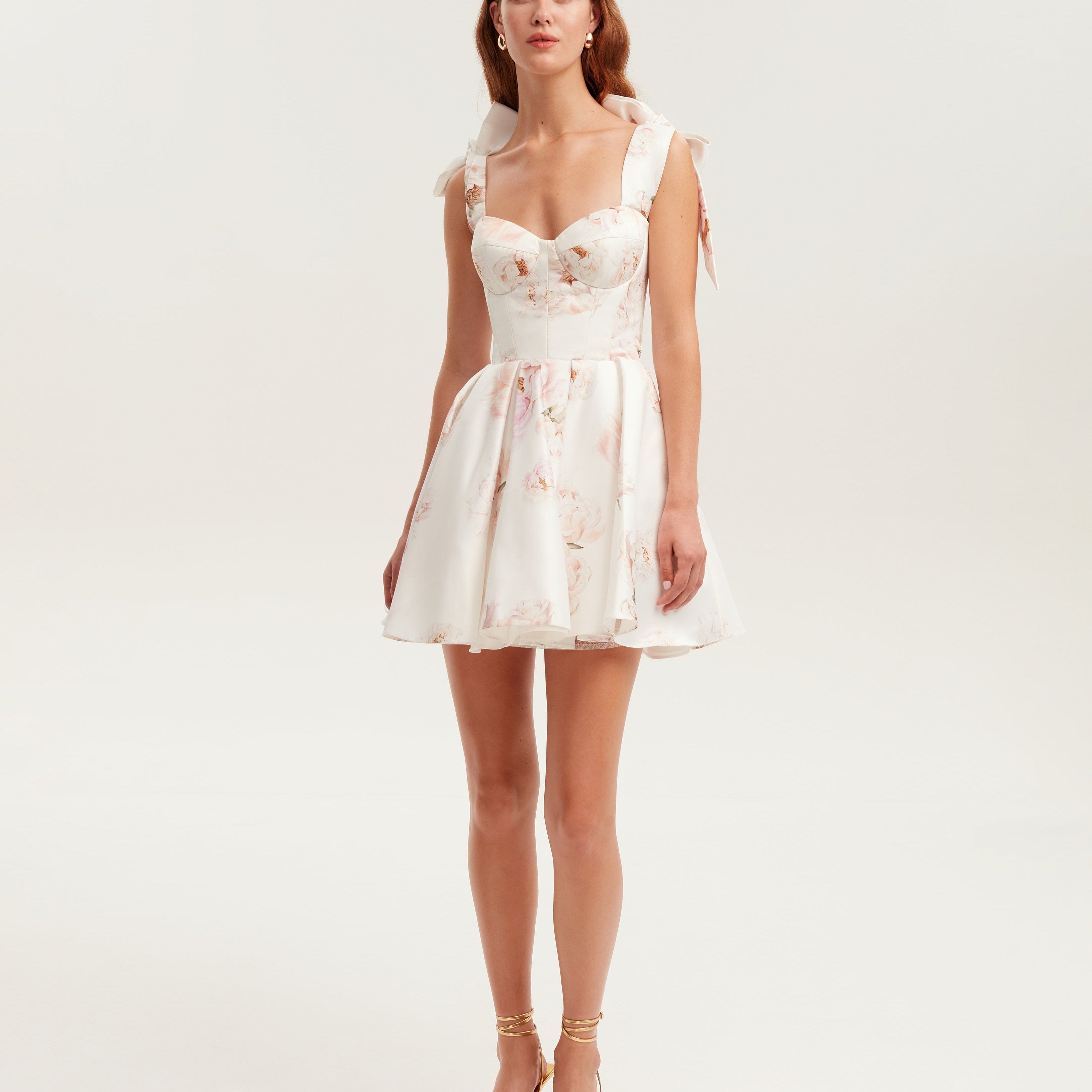 Floral Whisper Mini Elbise