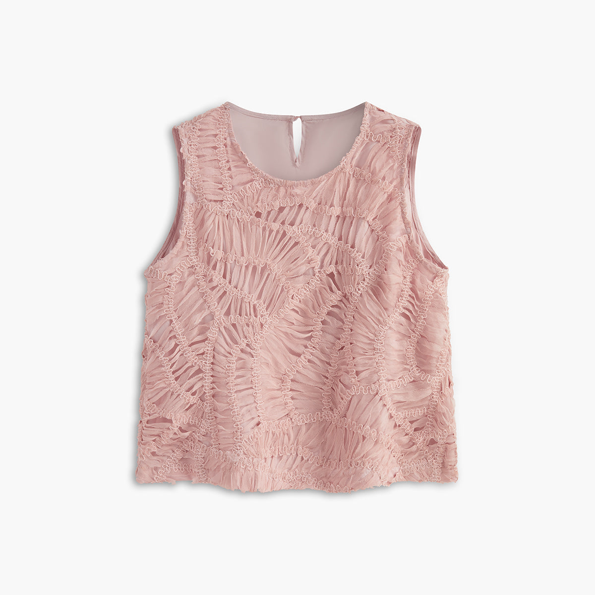 Blush Harmony Crop Bluz