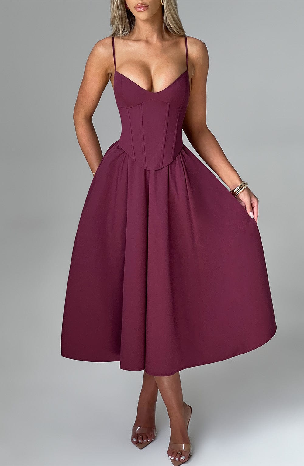 Crimson Bloom Elbise™