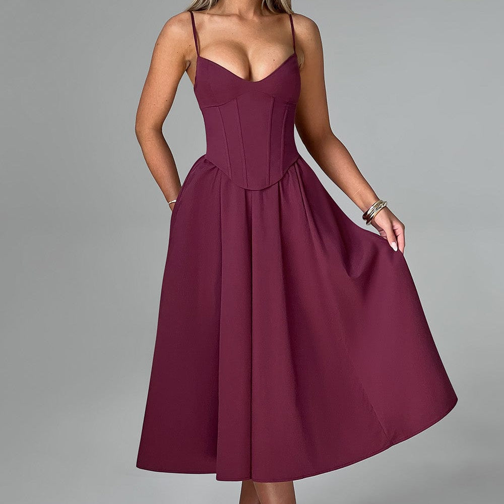 Crimson Bloom Elbise™