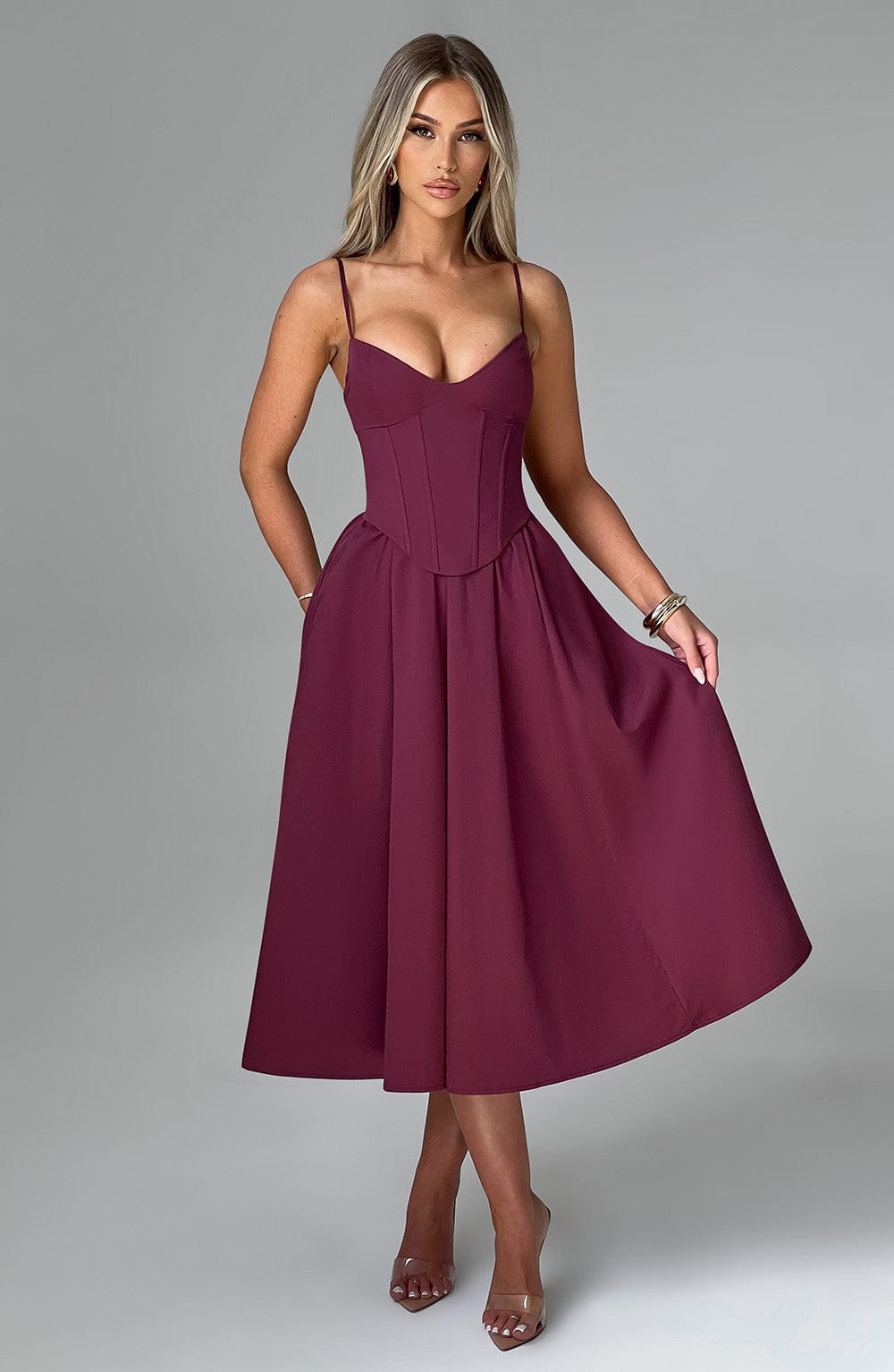 Crimson Bloom Elbise™