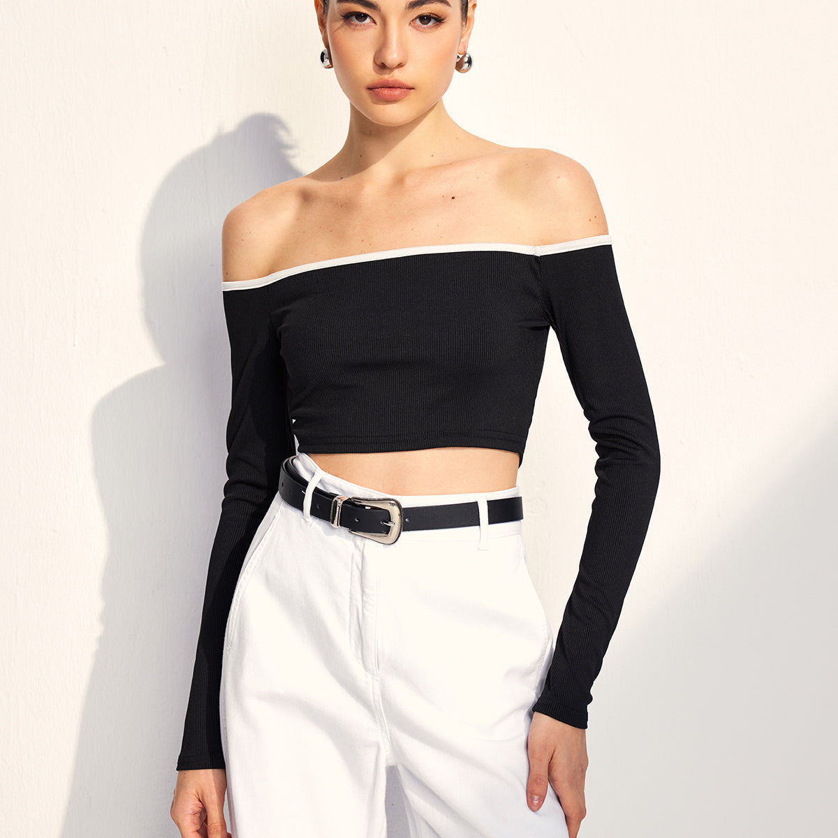 Elegant Crop Bluz