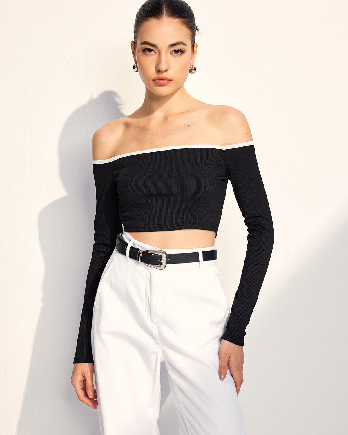 Elegant Crop Bluz