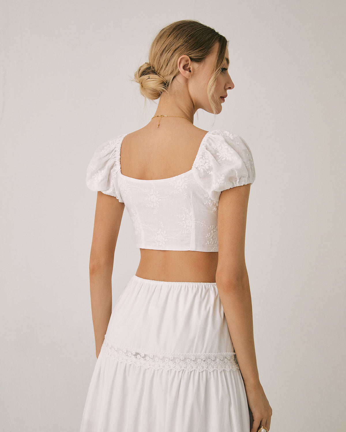 Lace Dream Crop Bluz