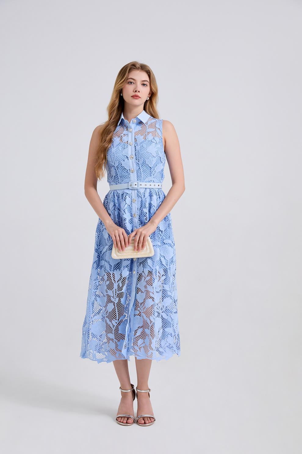 Lisandra Midi Elbise