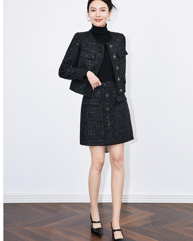Viremont Tweed Ceket ve Etek Takımı