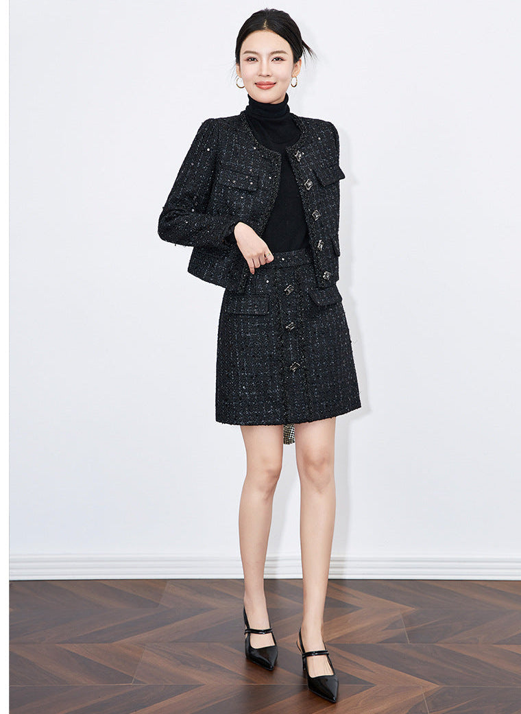 Viremont Tweed Ceket ve Etek Takımı