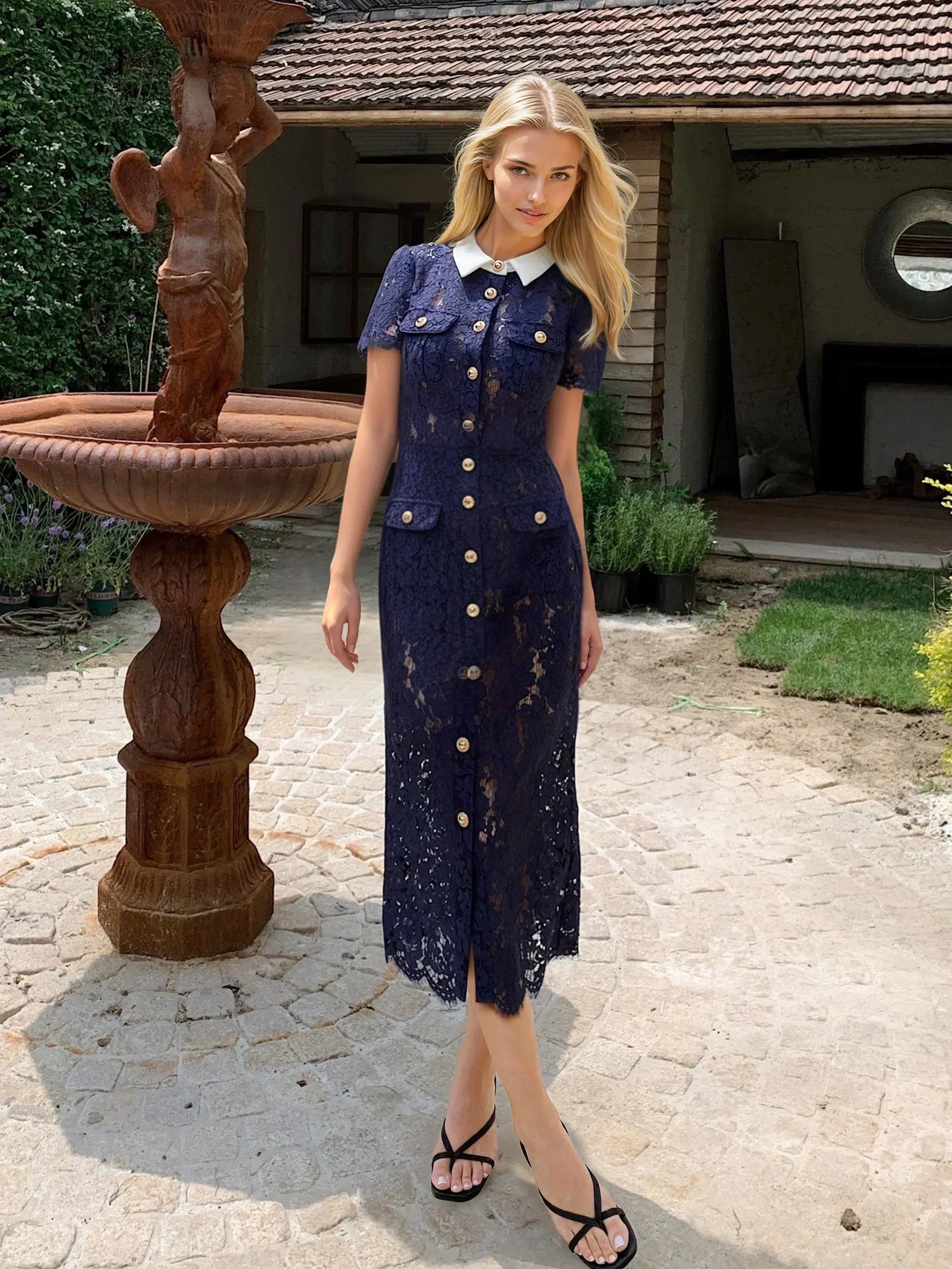 Novienne Midi Elbise