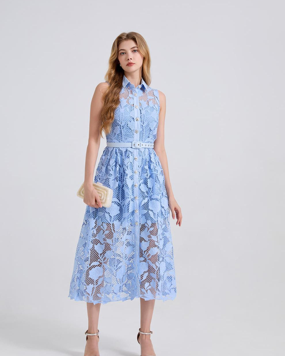 Lisandra Midi Elbise