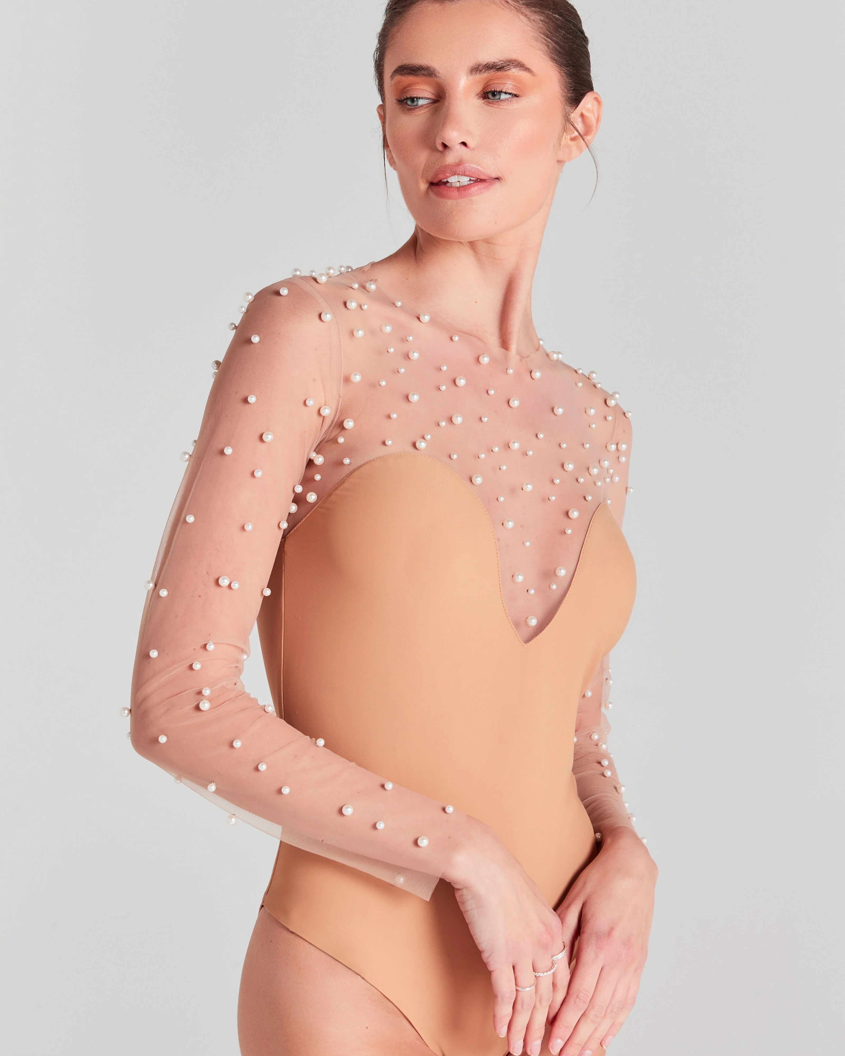 İncili Bodysuit