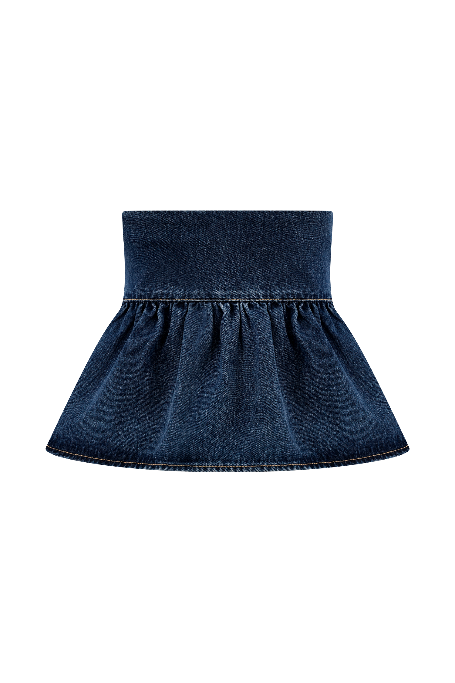 Elviah Straplez Denim Üst