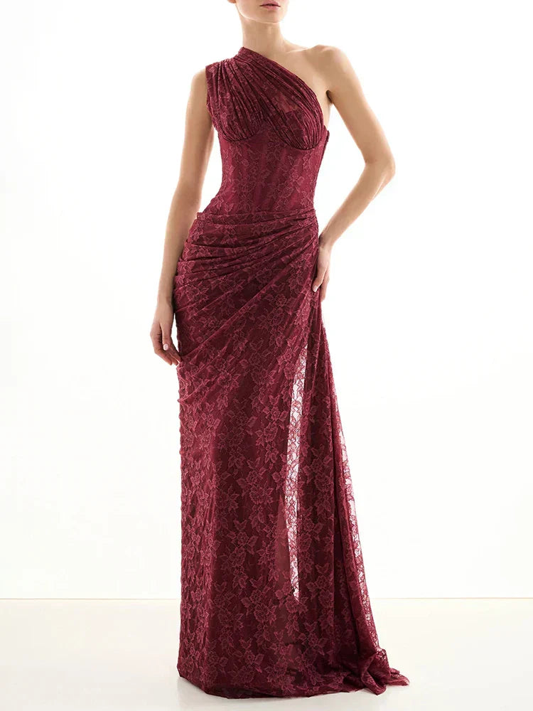 Ravena Dantel Maxi Elbise