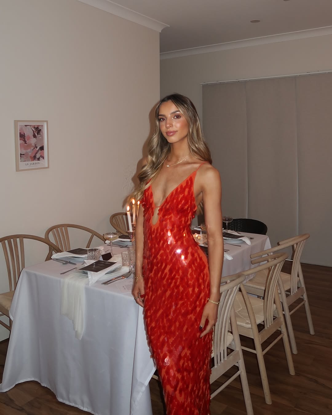 Kailani Payetli Maxi Elbise