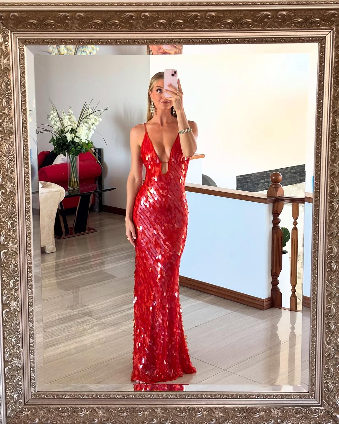 Kailani Payetli Maxi Elbise