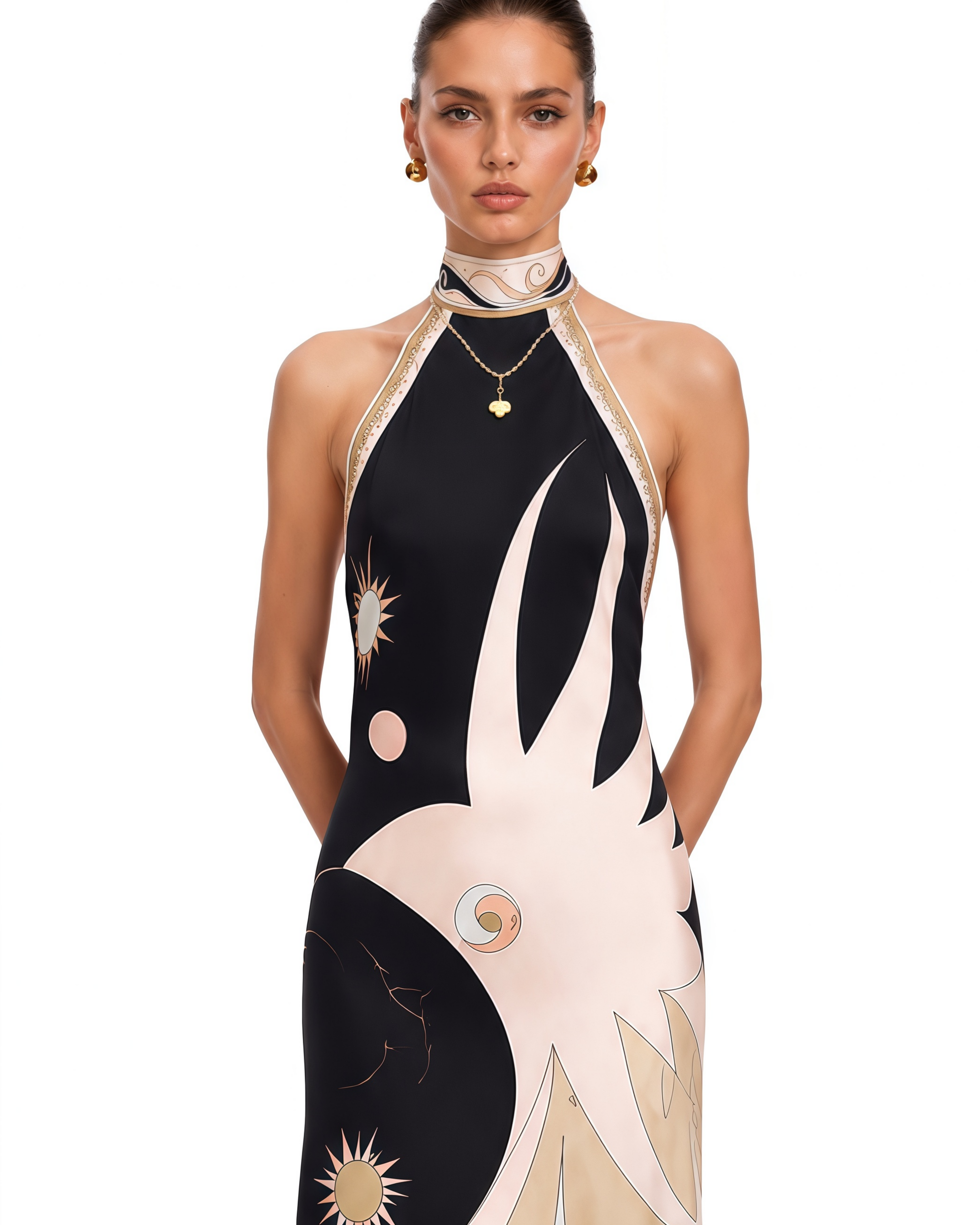 Yasmina Midi Elbise