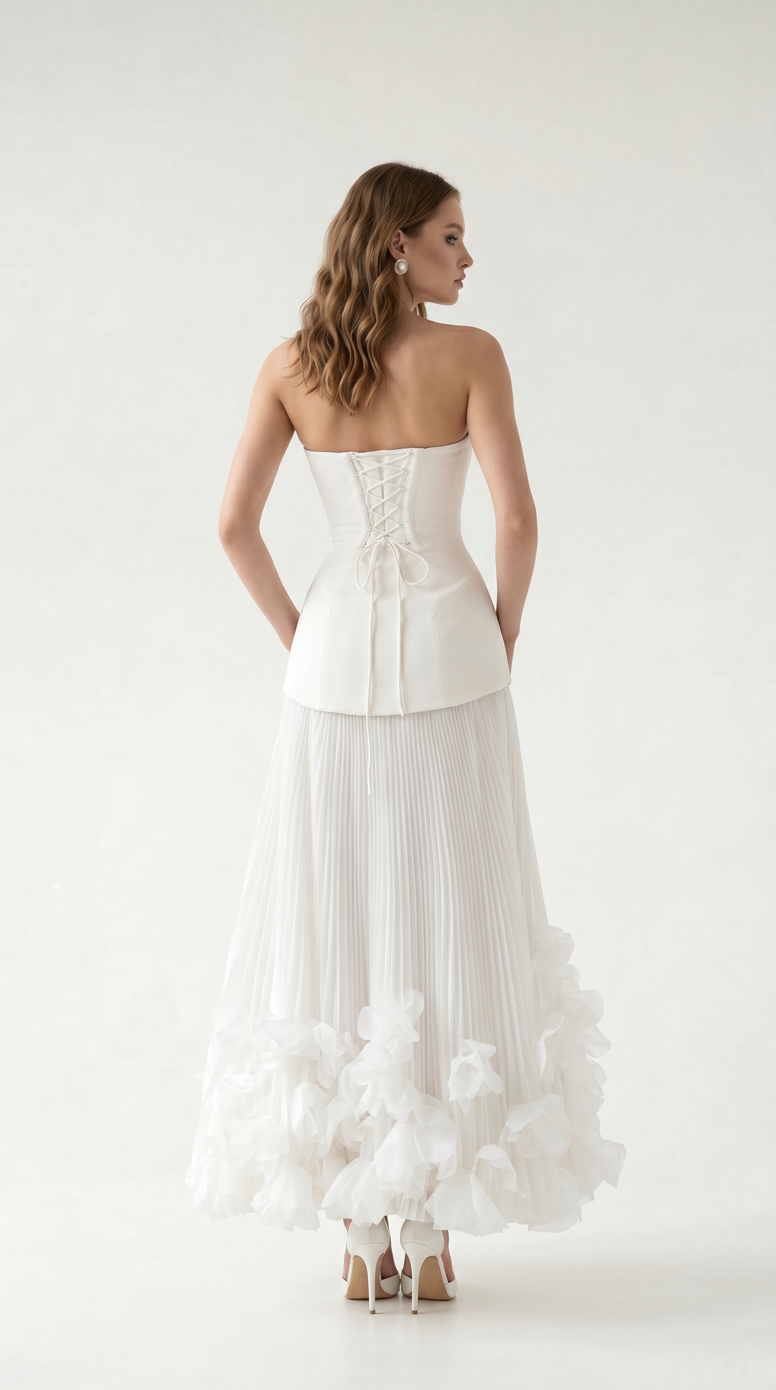 Florienne 3D Cicek Detayli Maxi Elbise